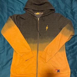 Aviator Nation Lightning Bolt Ombré Hoodie